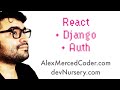 AM Coder - Django/React Build #6 - Adding Authentication with simpleJWT
