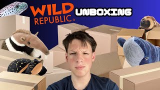 Wild Republic Plush Unboxing!