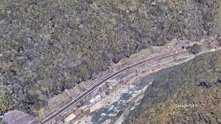 Google Earth　定光寺駅（愛知県）じょうこうじ　中央本線