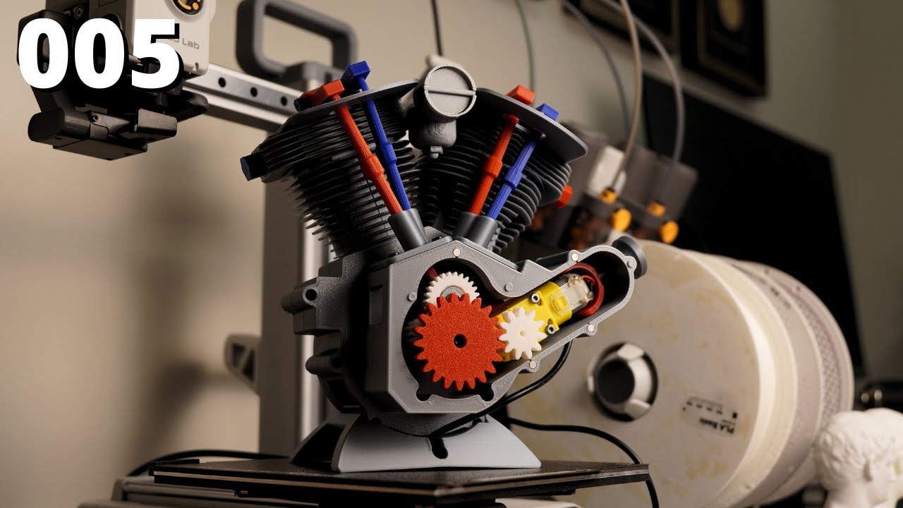 Engine Model 3d Printing Kit 005 Bambu Labs Double Check Your