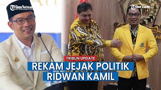 Rekam Jejak Politik Ridwan Kamil, Dipinang Banyak Parpol hingga Berlabuh ke Golkar