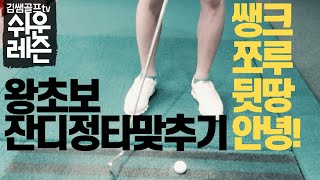 [쉬운레슨#3] 5분이면 배우는 왕초보 잔디에서 정타 맞추기~ 아니 이런방법이?