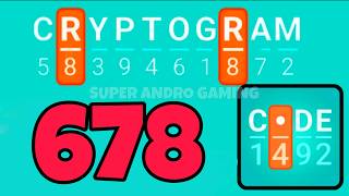 CRYPTOGRAM 678