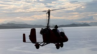 Learning to Fly a Gyroplane in Costa Rica