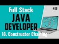 Java Full Stack Developer Course for Beginners | Constructor Chaining| Basic to Advance | DRS-26 #18