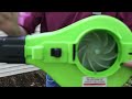 portland electric blower vacuum mulcher review and demonstration fathers day gift