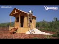 man alone builds wooden house with rooftop terrace start to finish @serkanbilgin27