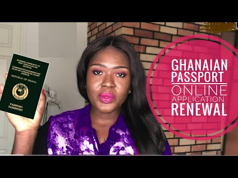 How To Apply Or Renew Ghanaian Passport Application Online || Step By ...