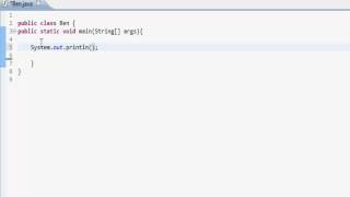 Java Programming Tutorial: Episode 1 *The Basics*