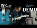 Lindo 6X Compact Bamboo Quilted Maple Electric Guitar Playthrough and Demo