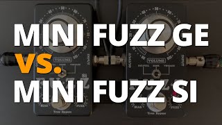 King Tone Mini Fuzz Si vs Ge - Pedal shootout