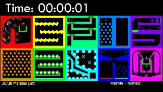 10 Square Legs Marble Races in Algodoo - Thc Game Mobile