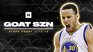 Stephen Curry Was GODLY During The 15-16 Season - UNANIMOUS MVP! | GOAT SZN