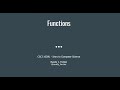 Introductory Python Programming - 04a - Functions and Recursion (Explanation)