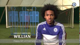 6th Anniversary of Chelsea FC Soccer School (HONG KONG) - Willian