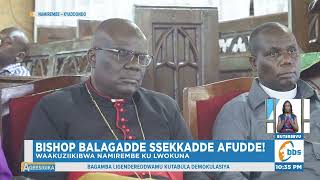 Enteekateeka z’Okuziika Bishop Balagadde Ssekkadde Zifulumye, Waakuziikibwa Namirembe ku Lwokuna