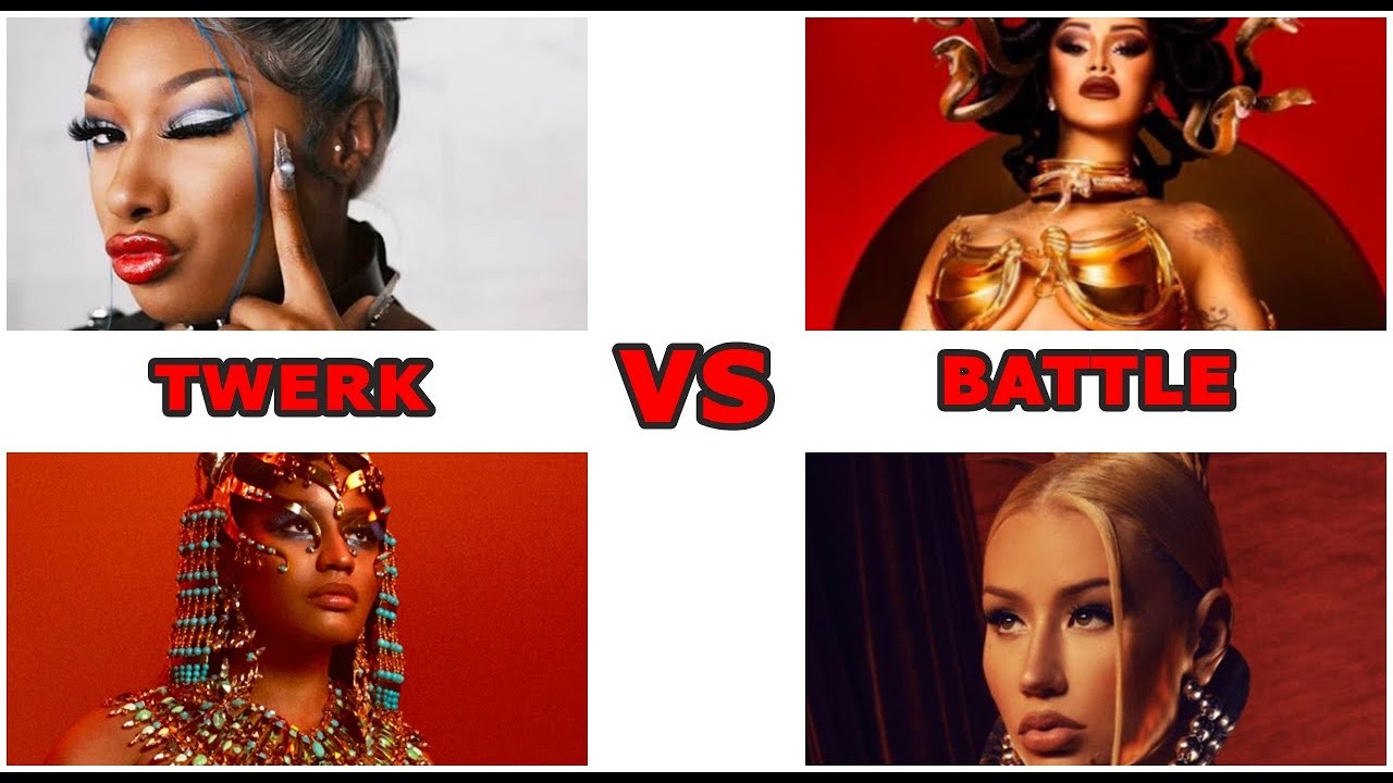 Twerk Battle 2021 Megan Vs Cardi B Vs Iggy Vs Nicki Minaj - YouTube