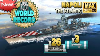 Cruiser Napoli: NEW WORLD RECORD - World of Warships