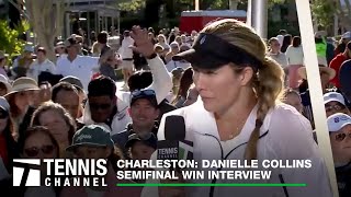 Danielle Collins Wins 12th Match In A Row To Reach The Finals In Charleston | Charleston Semifinal