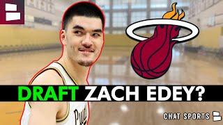 Draft Zach Edey? Miami Heat Draft Rumors Via ESPN NBA Mock Draft