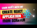 [1] React JS | Create first React application from scratch | Install Node JS, create-react-app