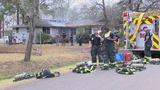 50-year-old home heavily damaged in afternoon fire