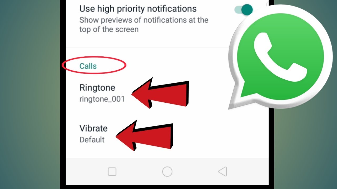 Whatsapp Call Ringtone Sound Whatsapp Tutorial Youtube