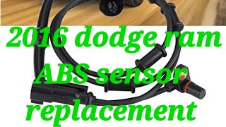 How to fix, remove \u0026 replace ABS C0031-1d code fixed for Dodge ram 1500 4th  gen.