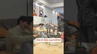 Hai anh giả vờ nhậu say để troll bố | Chưa Chắc Đã Hài #shorts #giaitri