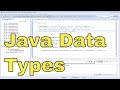 18x - Learn Java Data Types - Exercise 1