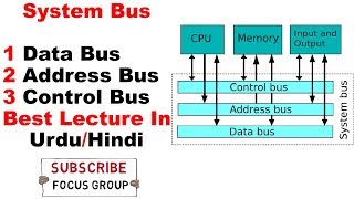 System Bus and Its Types || Data Bus, Address Bus \u0026 Control Bus || Lecture In Urdu/Hindi