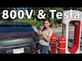 Tesla Superchargers: Challenges for 800V Cars