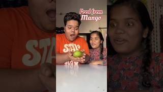 My Sister Vs Me : Who will make the best food from raw mango #shorts