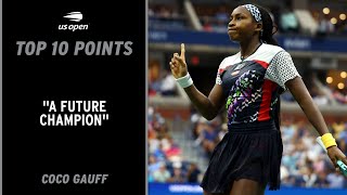 Coco Gauff | Top 10 Points | 2022 US Open