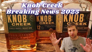 Knob Creek Bourbon Breaking News 2025!