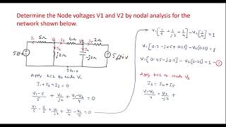 Numerical on Node analysis