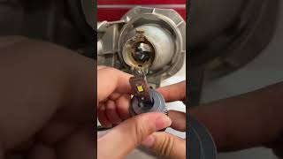 How to install the LED headlight H7?