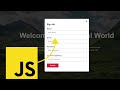 Creating a Dynamic Form Popup with HTML5, CSS3 & JavaScript by #HuXnWebDev