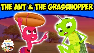 The Ant & The Grasshopper - Bedtime Stories | English Cartoon For Kids | Fairy Tales In English