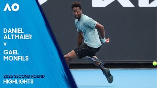 Daniel Altmaier v Gael Monfils Highlights | Australian Open 2025 Second Round