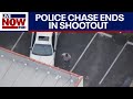 LA police pursuit ends with shootout on live TV  | LiveNOW from FOX