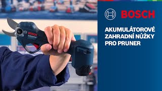 Akumulátorové zahradní nůžky Bosch Pro Pruner Professional