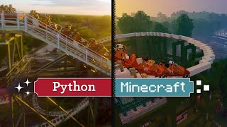 Efteling in Minecraft – Python Drone flight ✨