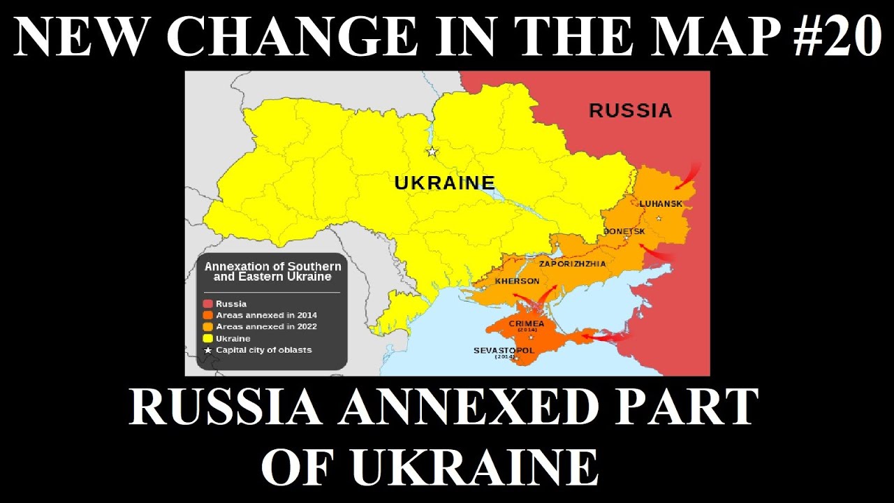 New Change In The Map - 20: Russia (Illegally) Annexed Part Of Ukraine ...