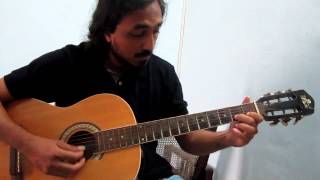 Kundagowra Carnatic Indian Classical Geetham on Guitar - Raga Malahari