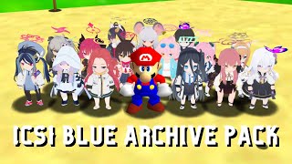 🍄 Super Mario 64 Coop DX - Character Select: Blue Archive Pack