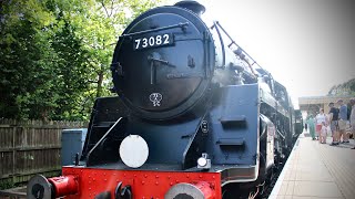 Bluebell railway 73082 ‘Camelot’ the loudest standard class 5mt in preservation! 17/08/2024