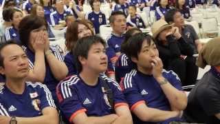 【W杯】相次ぐ失点にファンら悲鳴　阪急百貨店のパブリックビューイング