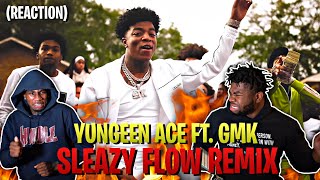 Yungeen Ace - Sleazy Flow Remix (feat. GMK ) [Official Music Video] | REACTION