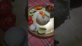 আজ দুফুরে চিকেন থালি #food #subscribe #viral #thali #কাজল জানা